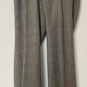Banana Republic Gray Plaid Trousers
